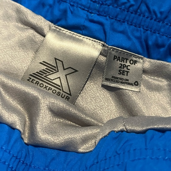 NWT ZeroXposur Boys 8 14/16 18 Swim Rashguard Bathing Suit Set UPF 30+ Trunks - Picture 5 of 11